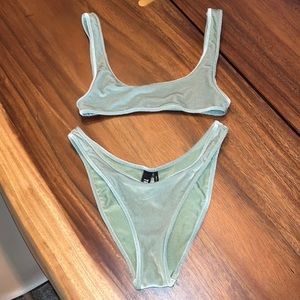 Triangl Velvet Swimsuit